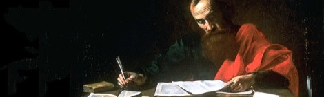 Paul Writing a Letter